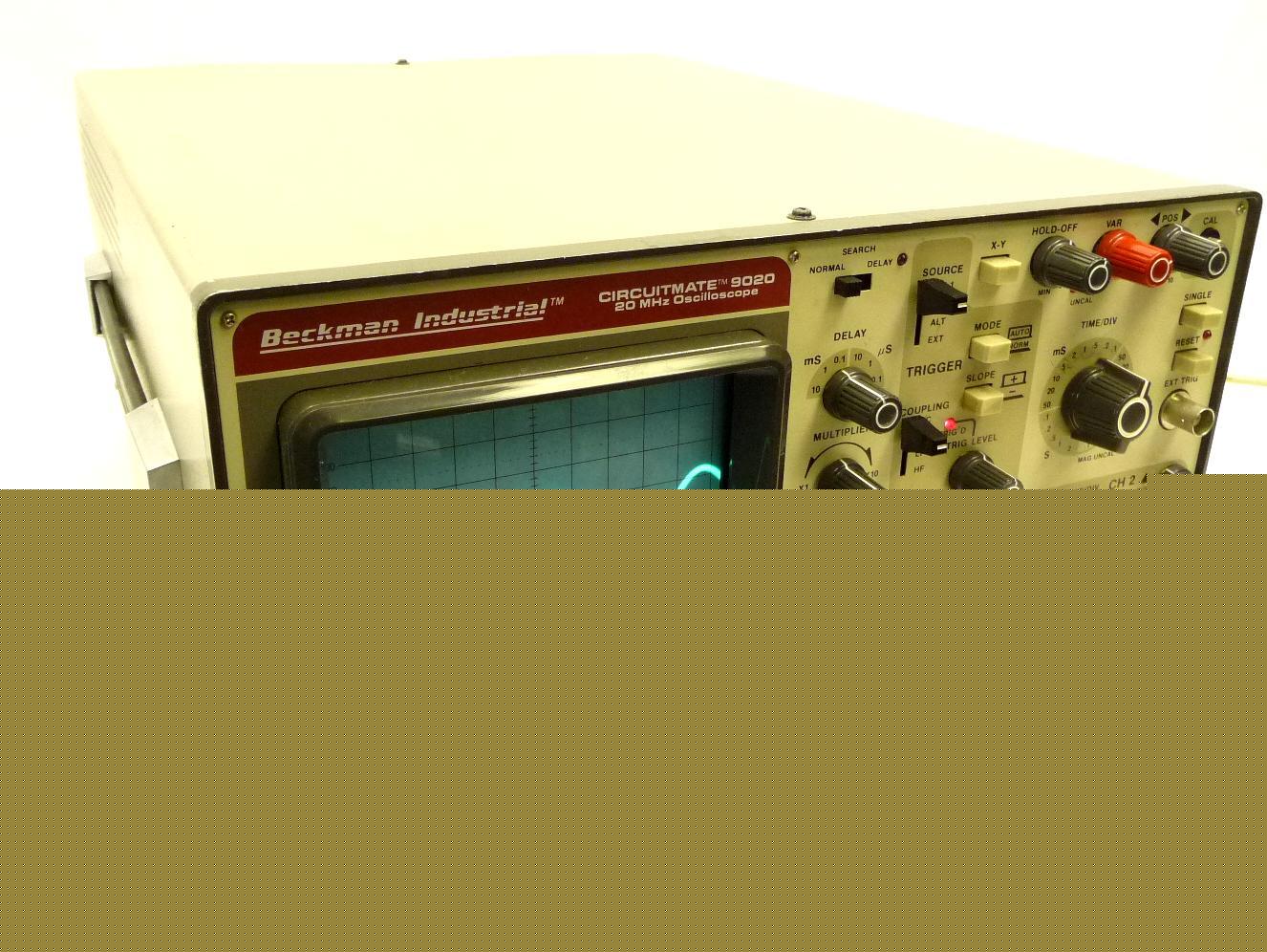 Beckman industrial circuitmate 9020 20MHZ oscilloscope