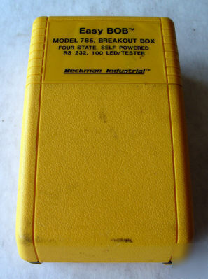 Beckman industrial easy bob model 785 breakout box