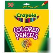 Binney-and-smith crayola long colored pencils |1 set|