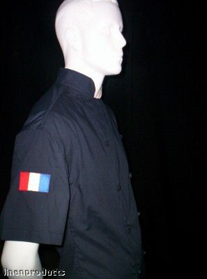 Coat chef jacket & pants & hat & flag lot ss