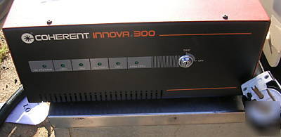 Coherent innova 300 argon ion laser system w/ps, remote