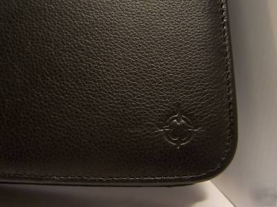 Franklin covey 7 ring day planner leather binder black