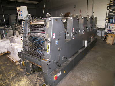 Heidelberg gtofp-52 printing press,1986, 5 color, 