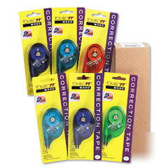 Mono correction tape 1-line, 1/6X394, assorted color di