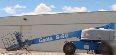 2000 genie s-60 stick boom man lift boomlift 4X4 66 ft