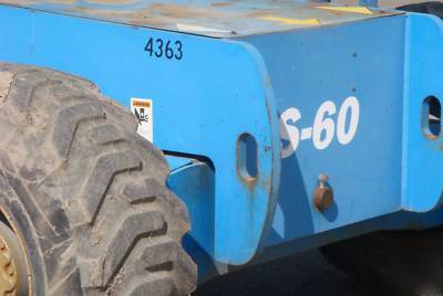 2000 genie s-60 stick boom man lift boomlift 4X4 66 ft