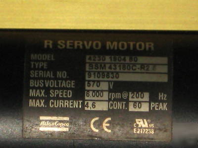 5 atlas copco nutrunner qpx press spindle units 