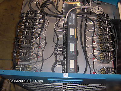 Avtron resistive load bank m#K691 228AMPS @ 54VDC w/plc