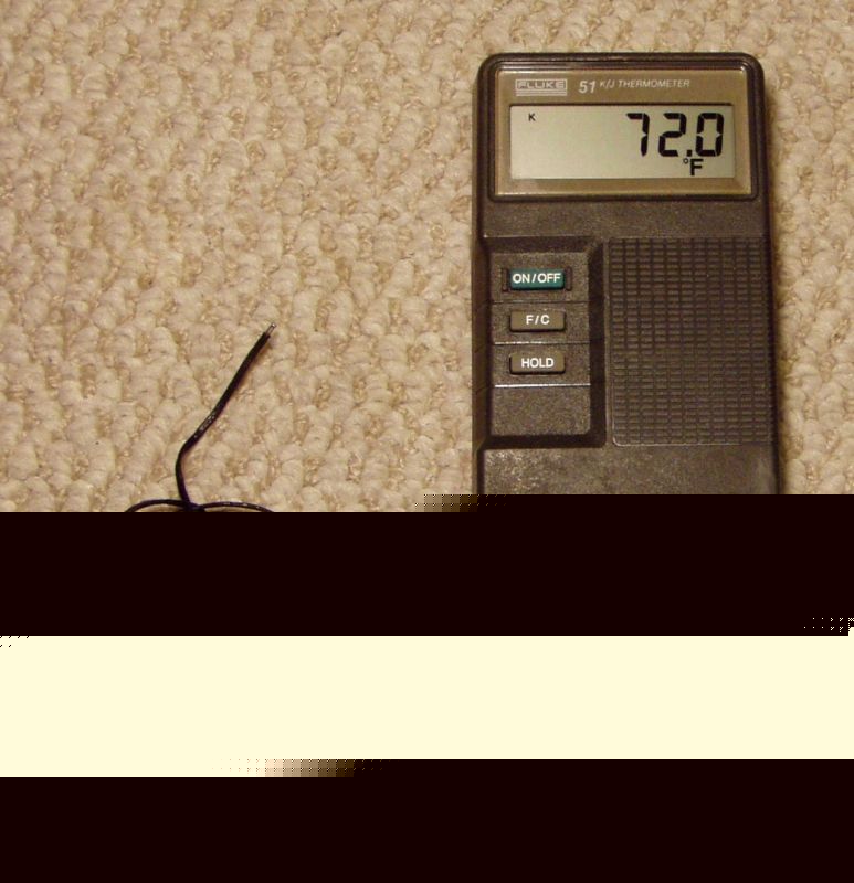 Fluke 51 k/j digital thermometer / working / guaranteed