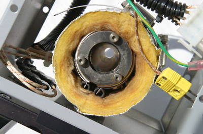Heated gas cell