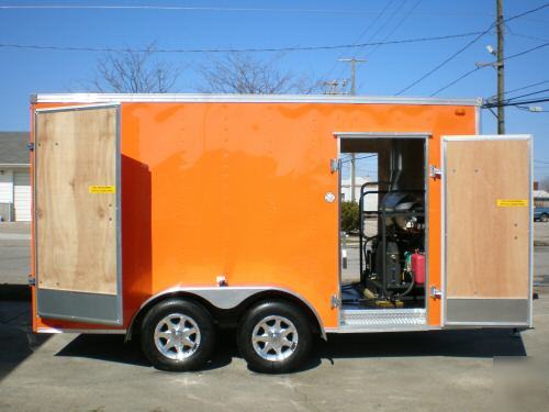 Hot water pressure washer, trailer mounted, washers,