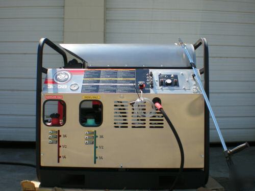 Hot water pressure washer, trailer mounted, washers,