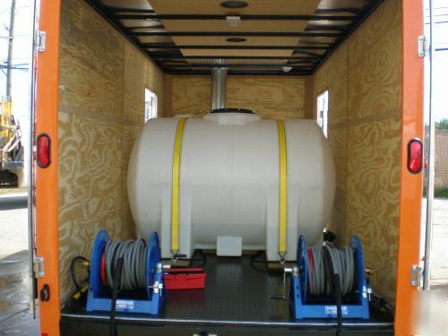Hot water pressure washer, trailer mounted, washers,