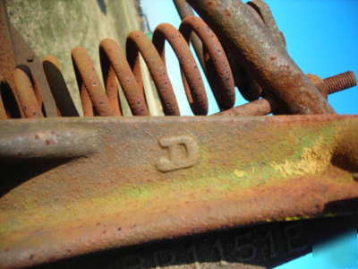 John deere stationary hay press gears are good & turn