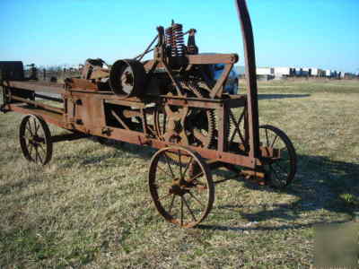 John deere stationary hay press gears are good & turn