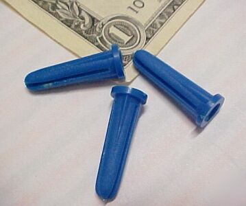 Lot 200 plastic 3-wing anchors concrete masonry drywall