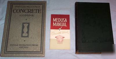 Lot of 2 vintage concrete design & building books* work
