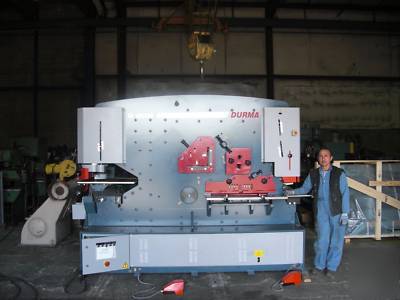 New durma 182TON ironworker 