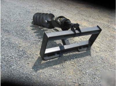New post hole digger auger for skid steer loader bobcat