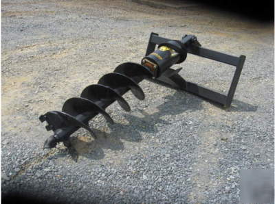 New post hole digger auger for skid steer loader bobcat