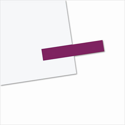 Removable/reusable page flags, red, 3600 per pack