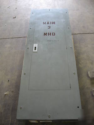 Square d i-line panel 500 amp 480V 3P 4W main breaker