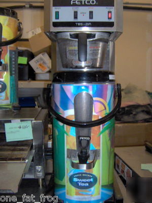 Used tea brewer 3 gallon cold beverage hotel coffee fl
