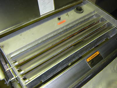 Vnc hobart 2 size deli wrapping machine on stand