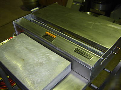 Vnc hobart 2 size deli wrapping machine on stand