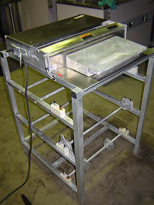 Vnc hobart 2 size deli wrapping machine on stand