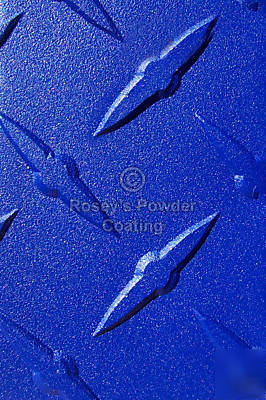  electric blue fine texture 1 lb powder coating 