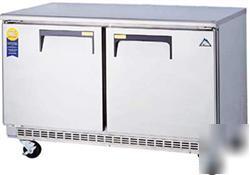 New -- everest 2 door undercounter freezer