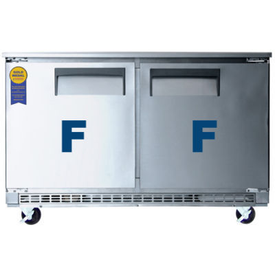New -- everest 2 door undercounter freezer