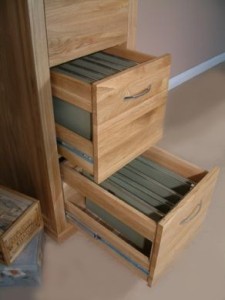 3 drawer filing cabinet mobel oak solid 