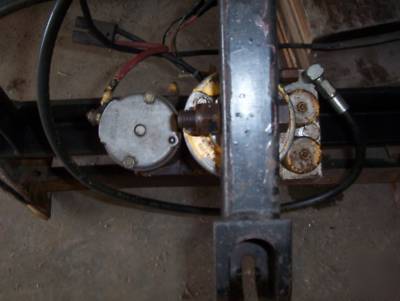 8' meyer snow plow with power angle,lights and pump