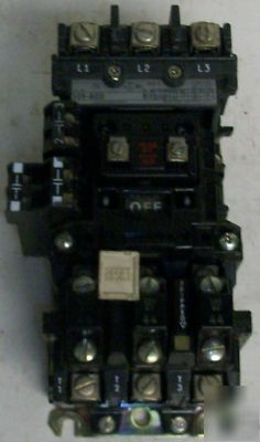 Allen bradley non-reversing starter & olr 509-aod 