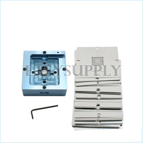 Bga rework station + 37 pcs template stencil 80 x 80MM