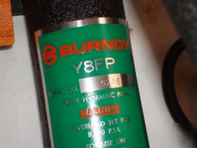 Burndy type Y48BH hypress 40 ton hydraulic tool w/ dies