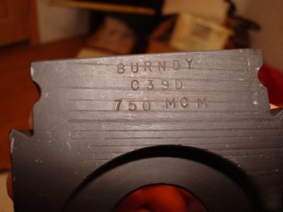 Burndy type Y48BH hypress 40 ton hydraulic tool w/ dies