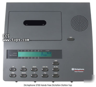 Dictaphone 2750 hands free standard cassette dictator