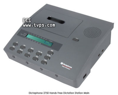 Dictaphone 2750 hands free standard cassette dictator