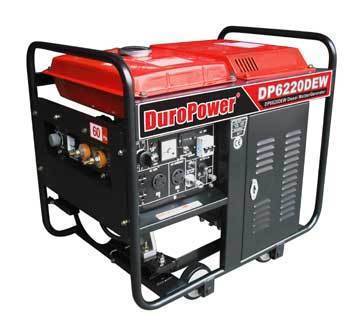 Duropower 6000W/220A diesel welder/generator