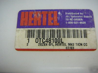 Hertel ball nose end mill 2