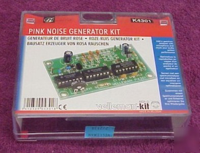 K4301 pink noise generator kit test microphone audio