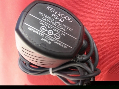 Kenwood pg-3J filtered cigarette lighter cord