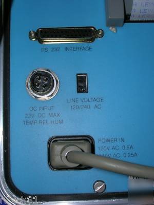 Liebert model 3600A, three phase power line monitor