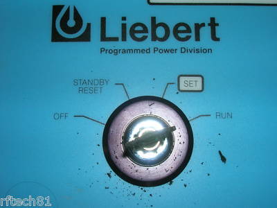 Liebert model 3600A, three phase power line monitor
