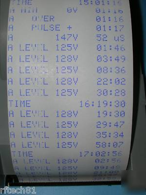 Liebert model 3600A, three phase power line monitor