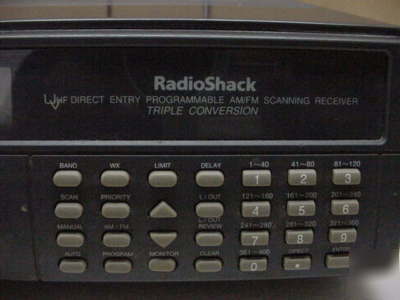 Radio shack pro-2041 400 channel scanning receiver 
