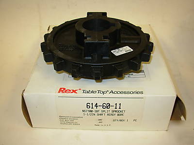 Rexnord 614-60-11 NS7700 thermoplastic split sprocket